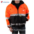 Atacado Inverno Oi Vis Viswear Hoodie Excelente Qualidade ANSI Classe 3 Alta Visibilidade Reflective Work Safety Vest Jaqueta